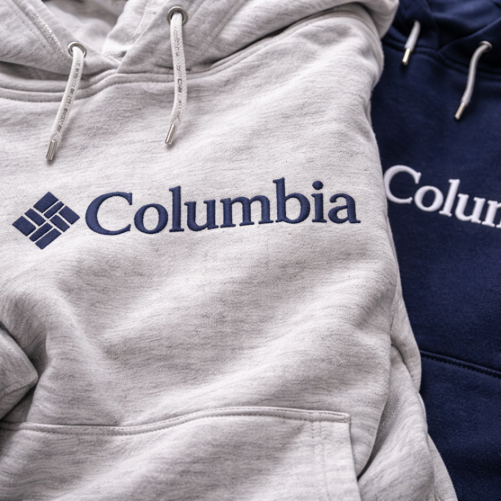 Detalles y costuras del buzo frizado